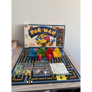 Vintage 1980 Milton Bradley Pac-Man Board Game - Complete CIB Pac Man Arcade